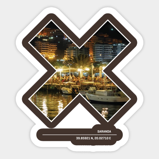 Saranda City Sticker by HustlemePite